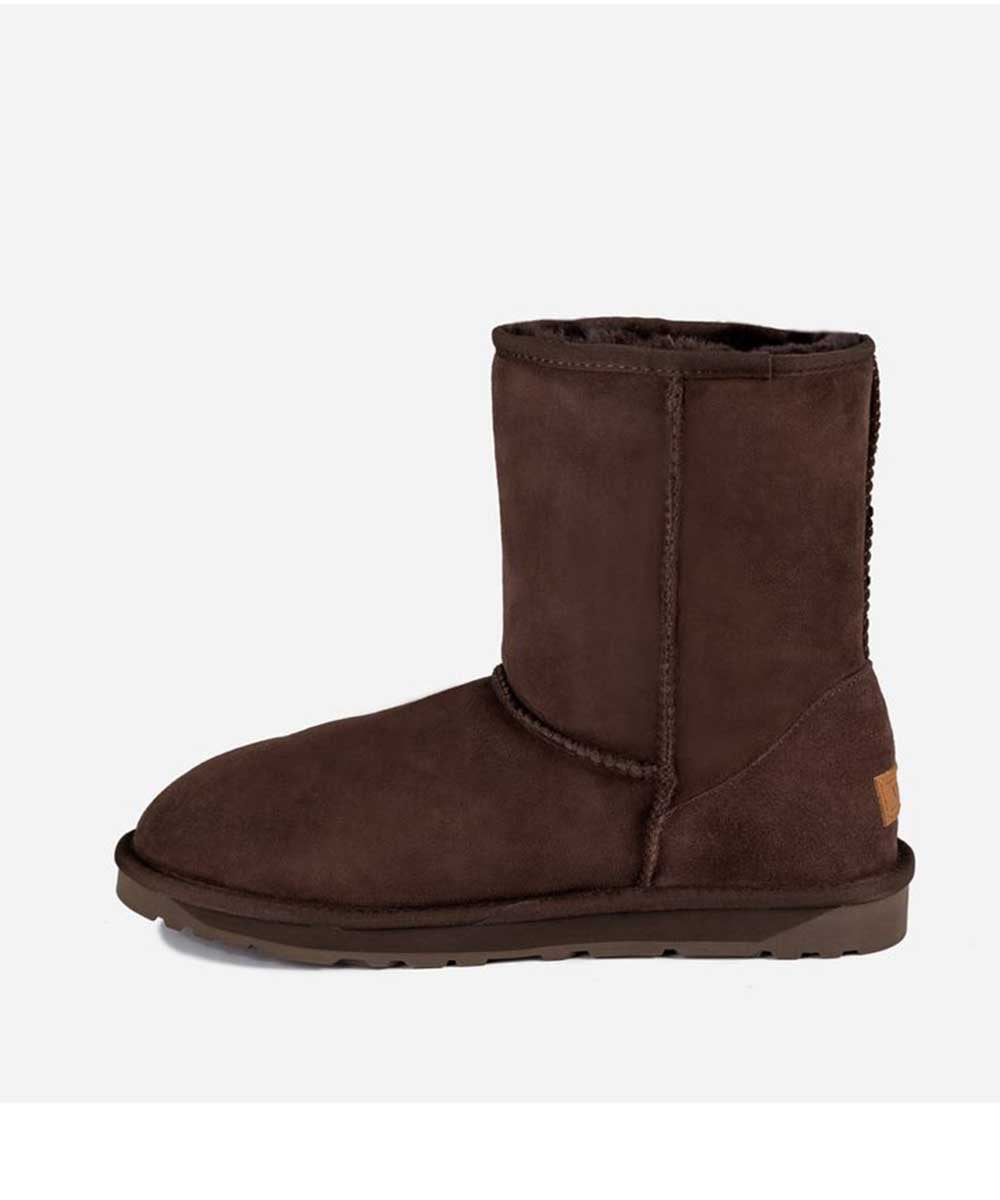 Men's Premium UGG Classic Short Boot in Chocolate | Red Kado