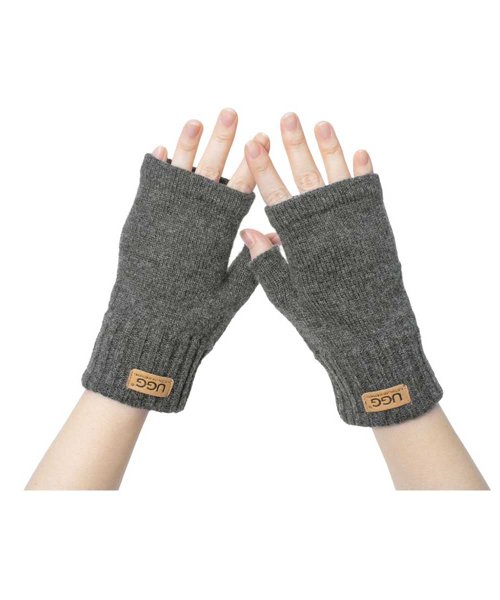UGG Lumy Wool Cashmere Fingerless Glove | Red Kado