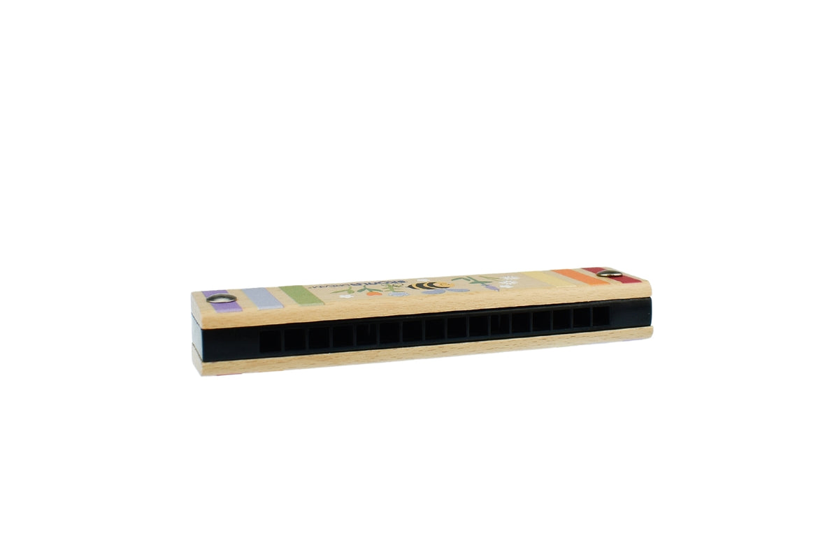 Buzzy Days Bee Wooden Harmonica Pack of 12