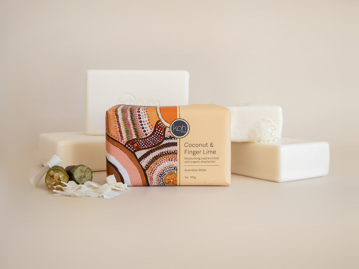 Aboriginal Coconut & Finger Lime Soap