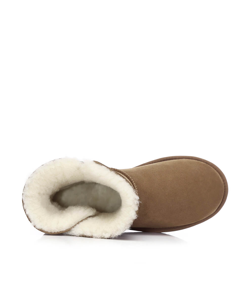 Men's Luxe Classic Mini UGG Button | Red Kado