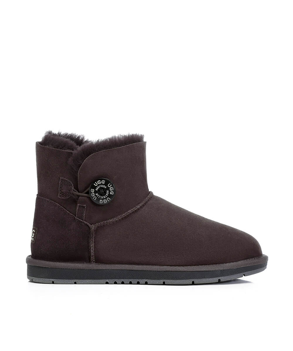 Men's Luxe Classic Mini UGG Button | Red Kado