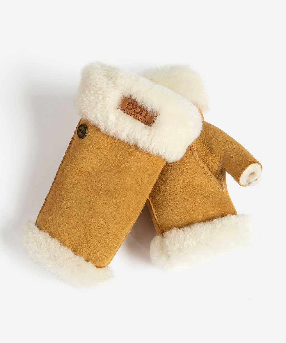 UGG Fingerless Mitten | Red Kado