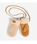 Kid's UGG Curly Mitten Gloves | Red Kado