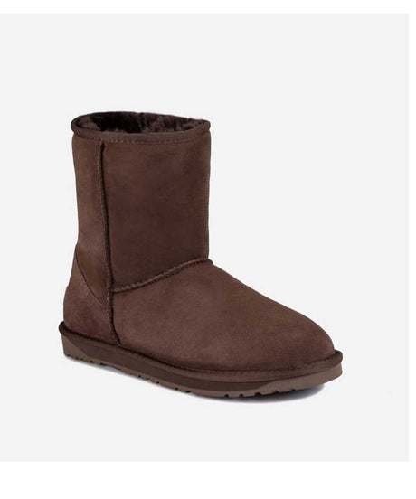 Men's Premium UGG Classic Short Boot in Chocolate | Red Kado