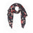 Wool Print UGG Scarf | Red Kado