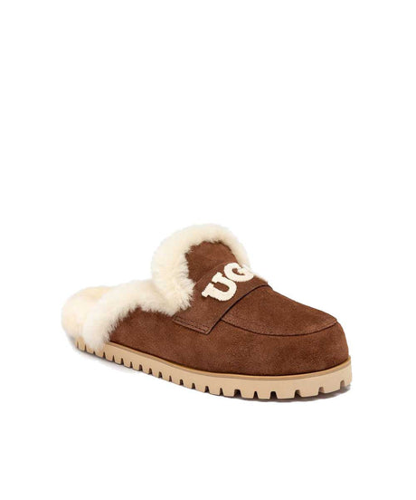 Women's UGG Violet Knit Logo Slipper | Red Kado