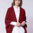 Women's Longline Merino Possum Wrap | Red Kado