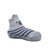 Baby Walking Sock Booties in Grey
