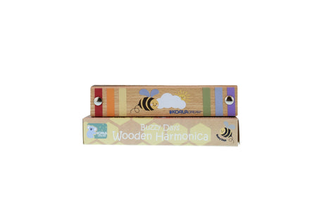 Buzzy Days Bee Wooden Harmonica Pack of 12