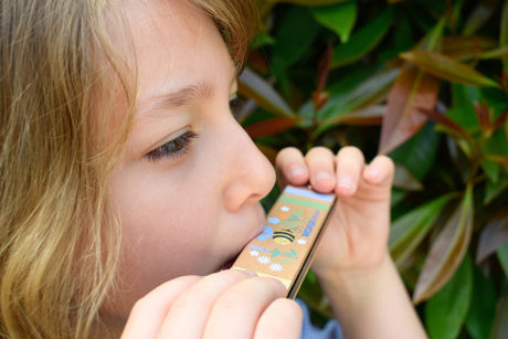 Buzzy Days Bee Wooden Harmonica Pack of 12