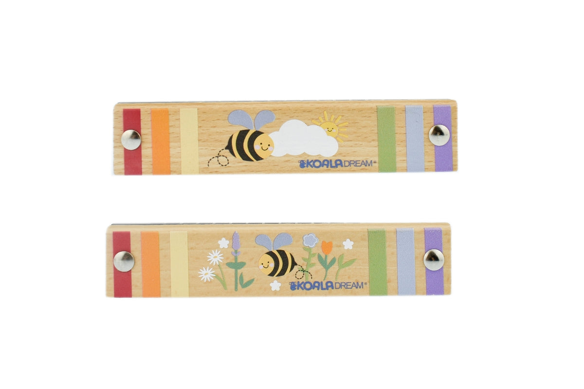Buzzy Days Bee Wooden Harmonica Pack of 12