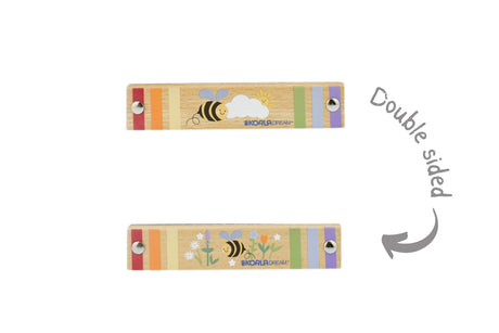 Buzzy Days Bee Wooden Harmonica Pack of 12