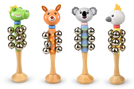 Aussie Buddies Animal Bell Stick Pack of 12