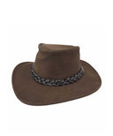 Jacaru Wallaroo Suede Hat | Red Kado