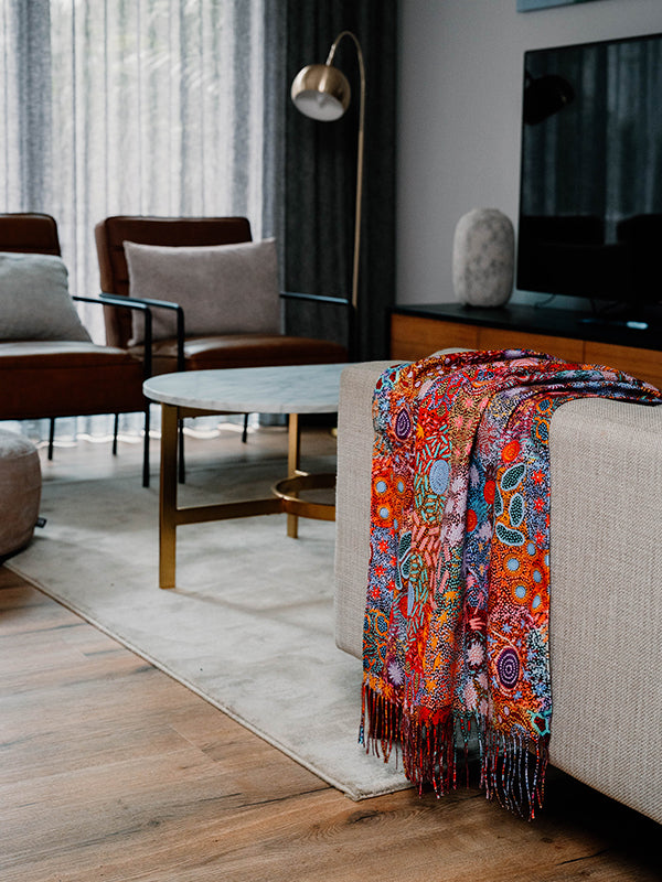 Aboriginal Grandmother's Country Scarf