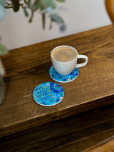 Aboriginal Girambit Ceramic Coaster