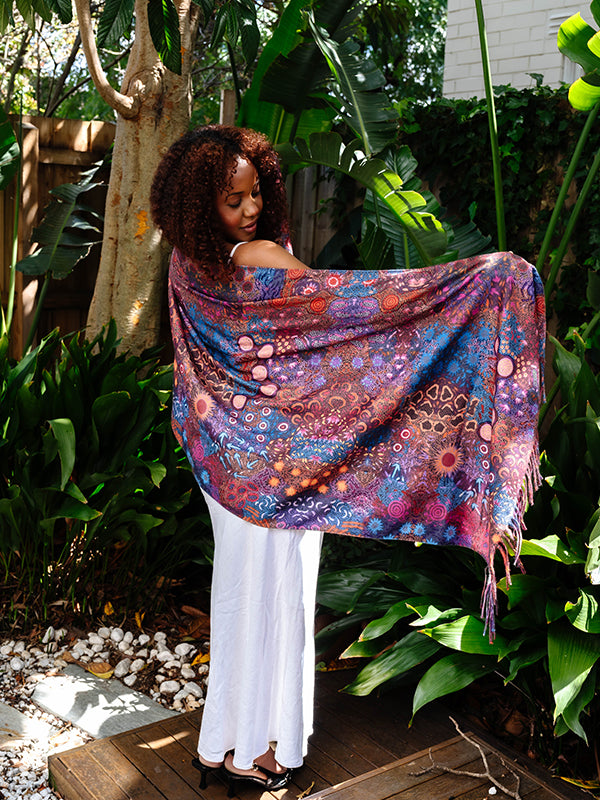 Aboriginal Women's Dreaming Scarf