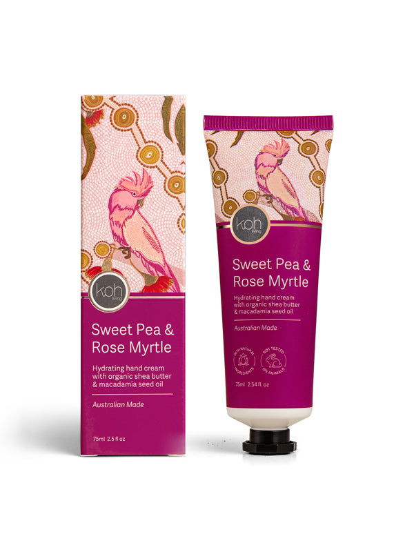 Aboriginal Sweet Pea & Rose Myrtle Hand Cream