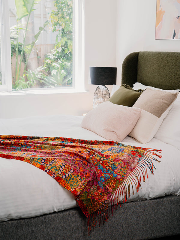 Aboriginal Wild Flowers Scarf