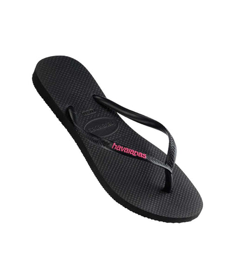 Havaianas Women's Slim Rubber Logo Thong | Red Kado