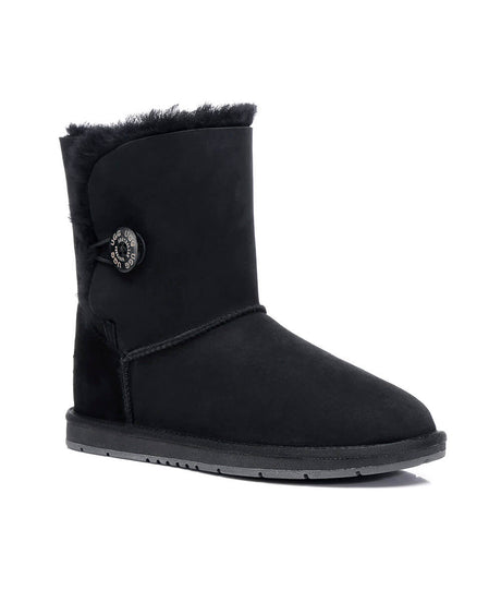 Men's Luxe Classic Mid Button UGG | Red Kado