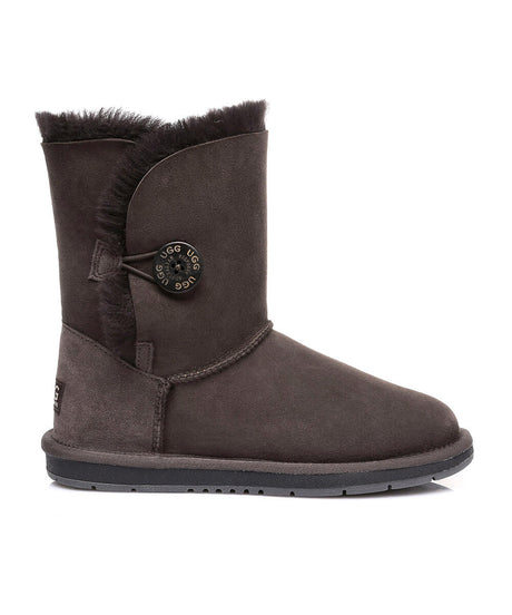 Women's Luxe Classic Mid Button UGG | Red Kado