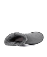 Men's Luxe Classic Mid Button UGG | Red Kado