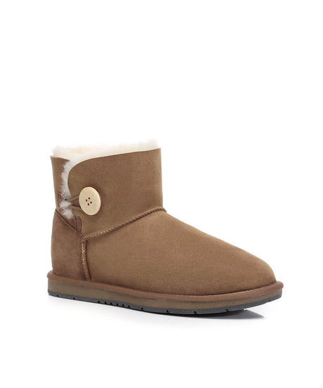 Men's Luxe Classic Mini UGG Button | Red Kado