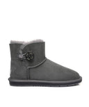 Women's Luxe Classic Mini UGG Button | Red Kado
